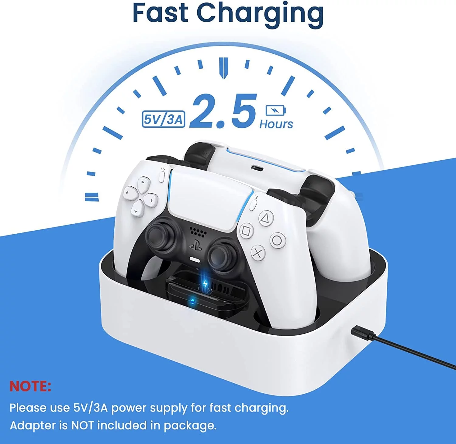 Station de charge pour manettes de jeu PS5 – Image 9